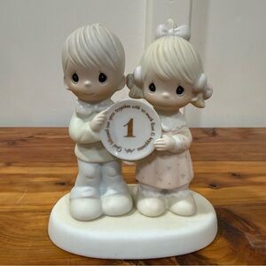 Precious Moments "God Blessed Our Year Together With So Much Love And Happiness"